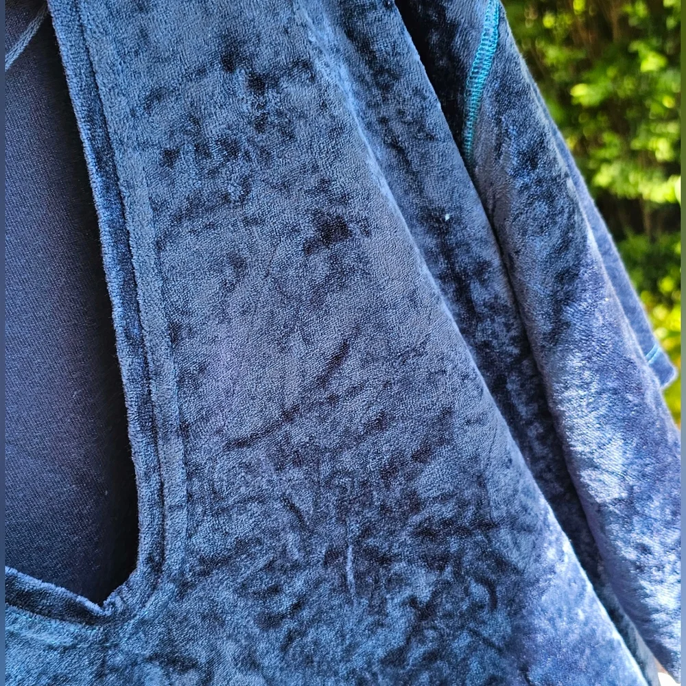 Free People Blue Velvet Tunic - NWT! - Picture 8 of 11